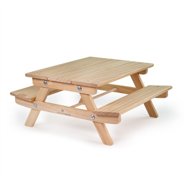 Bigjigs Toys Stolik Holzspielzeug für Puppen, Maße 26 x 16 x 37 cm