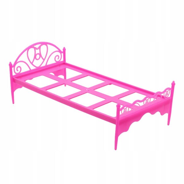 Letto per bambole con coperta, cuscino e materasso, accessorio per gioco e decorazione