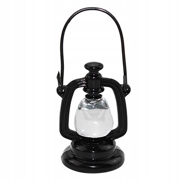 Mini lampada a olio decorativa in resina per case delle bambole e collezionisti