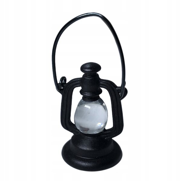 Mini lampada a olio decorativa in resina per case delle bambole e collezionisti