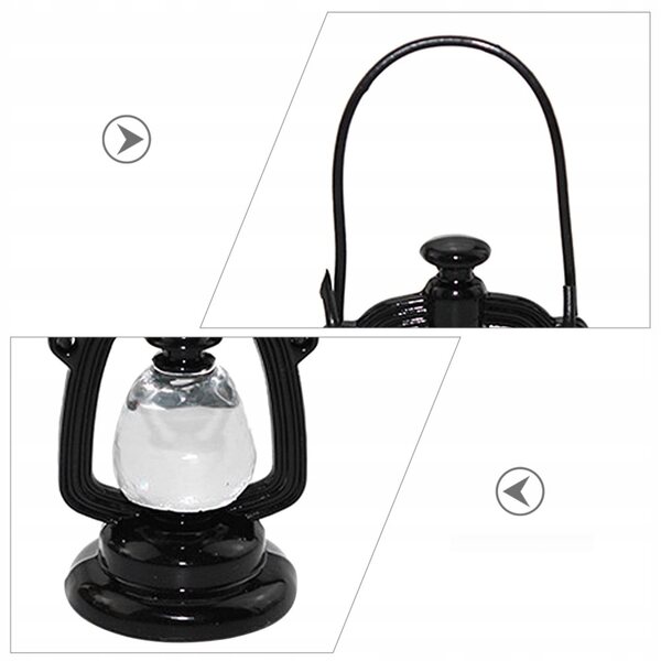 Mini lampada a olio decorativa in resina per case delle bambole e collezionisti