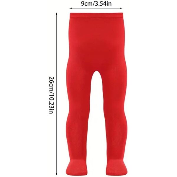 Collant/Leggings per Bambole Americane 46 cm, Pantaloni Casuali Rosso Rosa