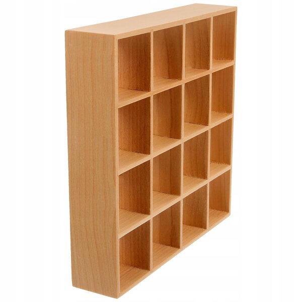 MINI REGAŁ DREWNIANY - MEBEL DO DOMKU DLA LALEK