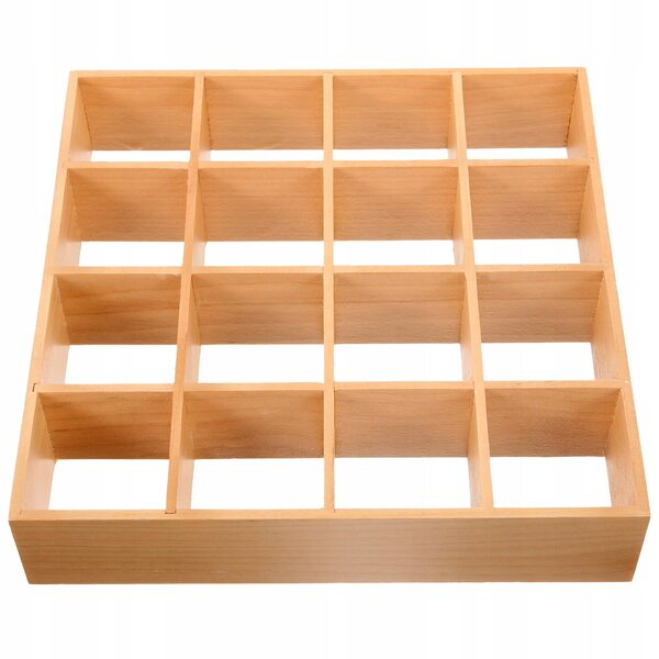 MINI REGAŁ DREWNIANY - MEBEL DO DOMKU DLA LALEK