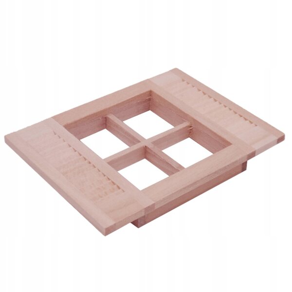 Holzminiaturen für dekorative Häuser – Mini-Markisen aus Holz 10x7 cm