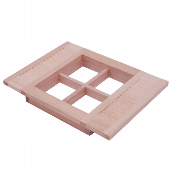 Holzminiaturen für dekorative Häuser – Mini-Markisen aus Holz 10x7 cm