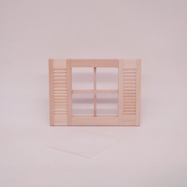 Holzminiaturen für dekorative Häuser – Mini-Markisen aus Holz 10x7 cm