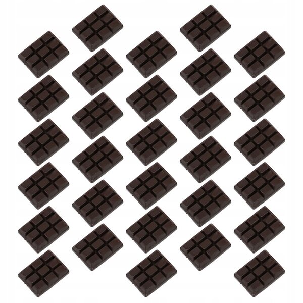 Set 30 Mini Cioccolatini Decorativi in PVC per Artigianato e Fotografia