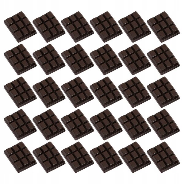 Set 30 Mini Cioccolatini Decorativi in PVC per Artigianato e Fotografia