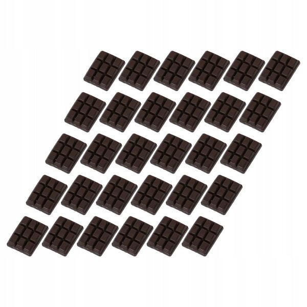 Set 30 Mini Cioccolatini Decorativi in PVC per Artigianato e Fotografia