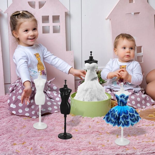 8 Mini-Universal-Puppenpuppen aus Kunststoff – stilvolle und langlebige Ständer