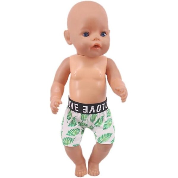Badeshorts für 46 cm große Puppen – sicheres und farbenfrohes Kostümzubehör