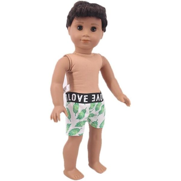 Badeshorts für 46 cm große Puppen – sicheres und farbenfrohes Kostümzubehör