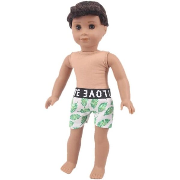 Badeshorts für 46 cm große Puppen – sicheres und farbenfrohes Kostümzubehör