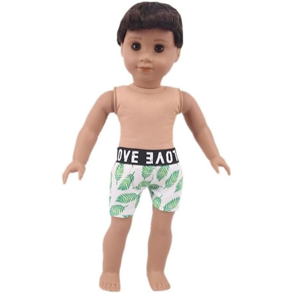 Badeshorts für 46 cm große Puppen – sicheres und farbenfrohes Kostümzubehör