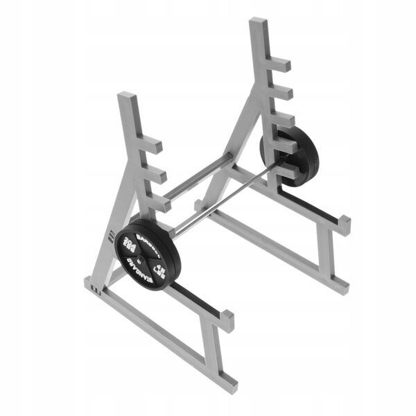 Mini-Fitnessset mit Langhantel und Ständer für Puppenhaus, Schwarz 15,5 cm