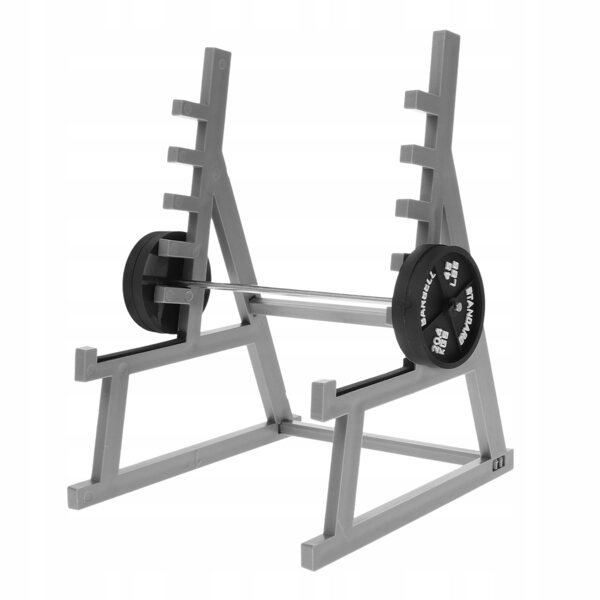 Mini set fitness con bilanciere e supporto per casa delle bambole, nero 15,5 cm