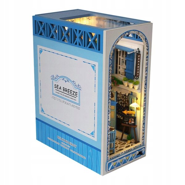 Kit Miniatura Casa in Legno 3D fai-da-te con LED e Istruzioni Dettagliate