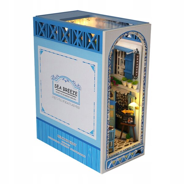 Kit Miniatura Casa in Legno 3D fai-da-te con LED e Istruzioni Dettagliate