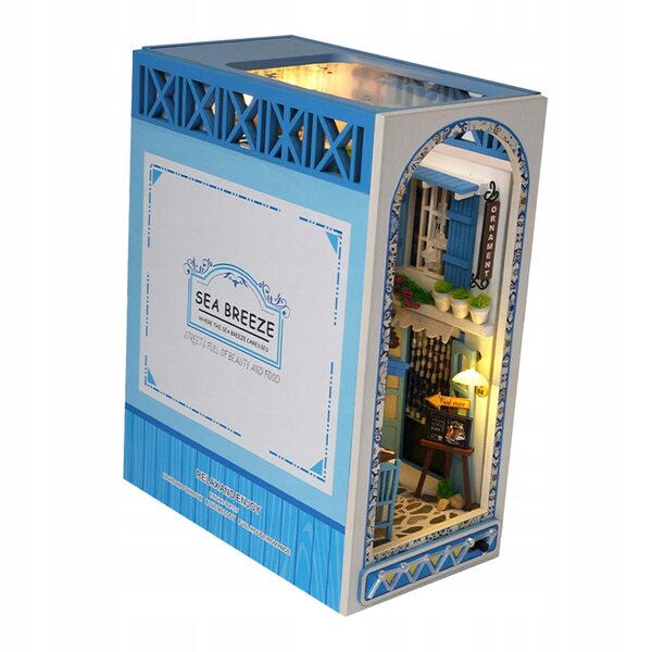 Kit Miniatura Casa in Legno 3D fai-da-te con LED e Istruzioni Dettagliate