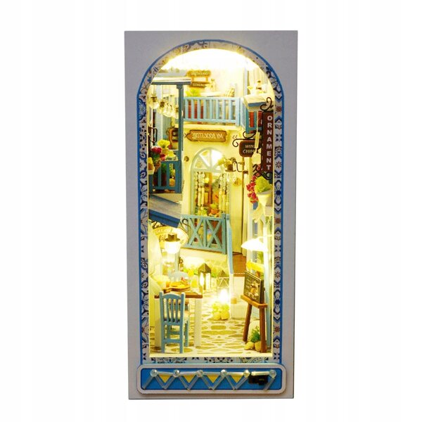 Kit Miniatura Casa in Legno 3D fai-da-te con LED e Istruzioni Dettagliate
