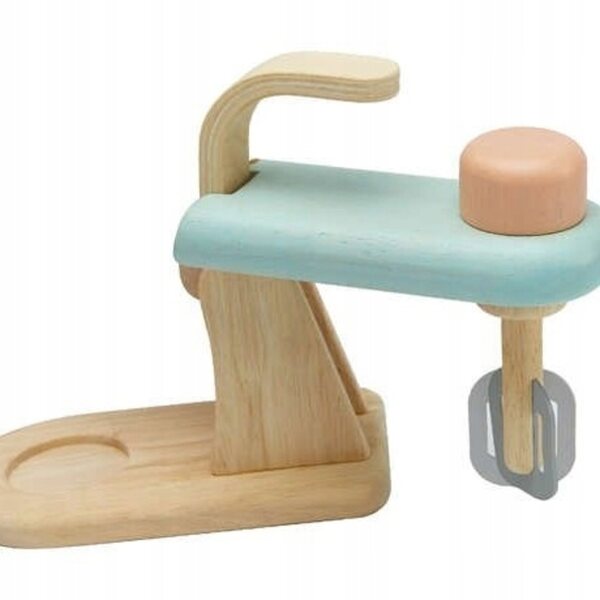 Plan Toys umweltfreundlicher Holzmixer für Kochspiele für Kinder ab 2 Jahren