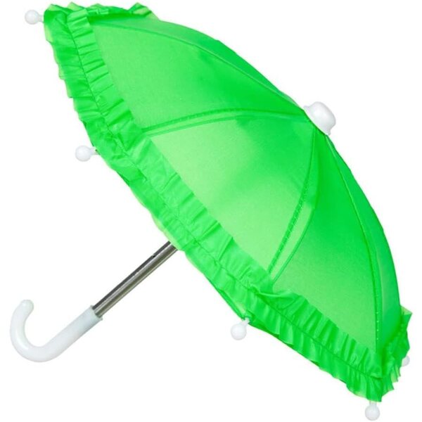Ombrello Mini Verde in Pizzo per Bambole 18 Pollici - Accessorio Giochi Bambini