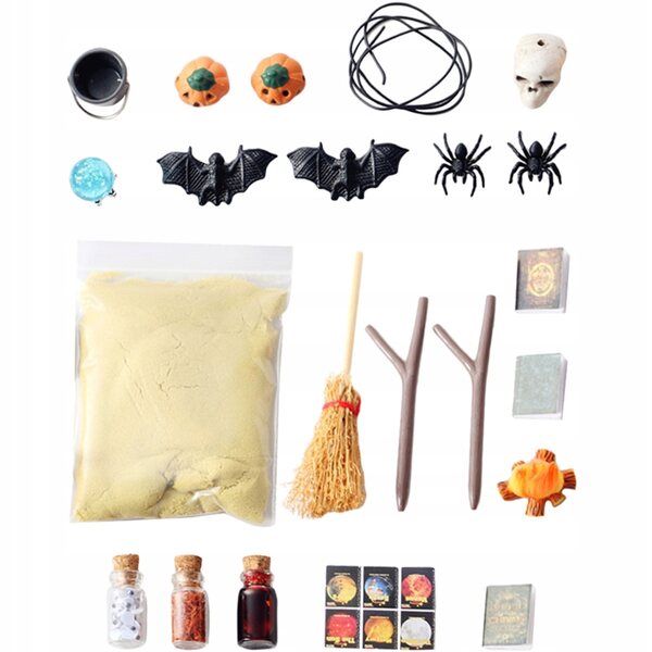Halloween-Dekorationsset für Puppenhaus – realistisches und filigranes Modell