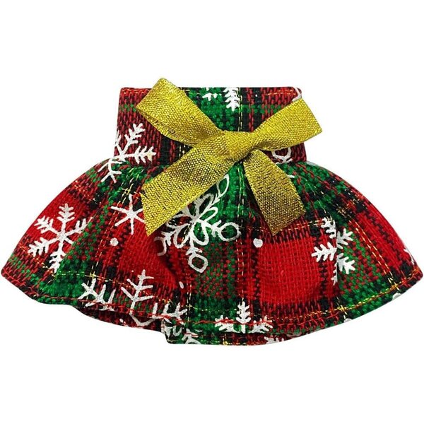 3er-Set Weihnachtskleidung für Puppen 15-17 cm. Festliches Kostümzubehör