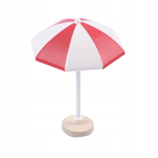 Mini parasol decorativo per casa delle bambole in plastica fai-da-te