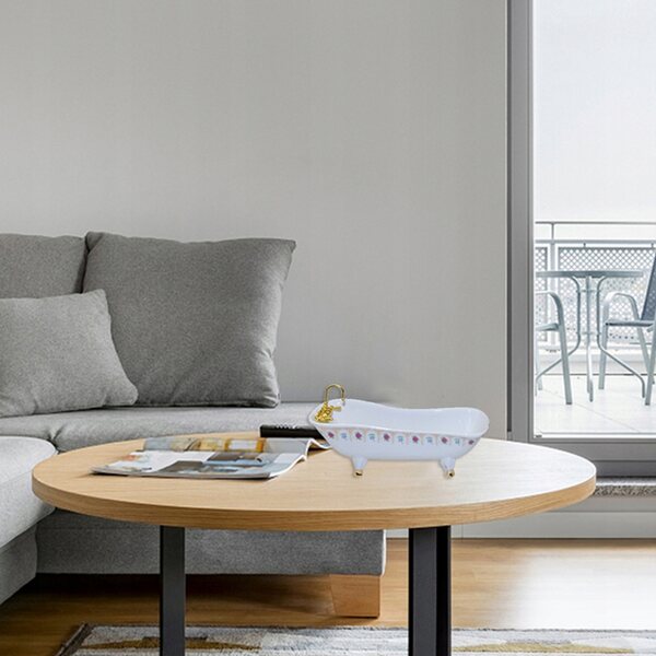Set 4 pezzi mobili bagno in porcellana per casa delle bambole 1:12