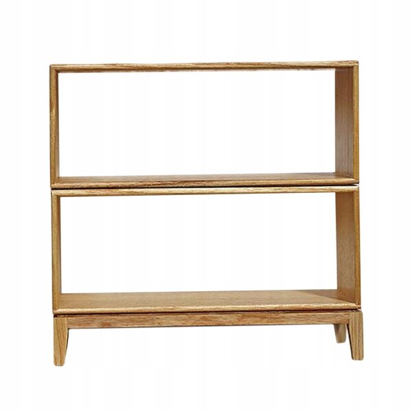 Kombinierter Miniatur-Holzschrank für Puppenhäuser im Maßstab 1:6 und 1:12