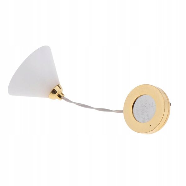1:12 Miniatur-Deckenlampe mit LED für Puppenhaus weiß