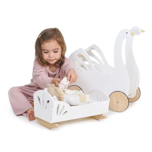 Kołyska dla lalek z akcesoriami Tender Leaf Toys