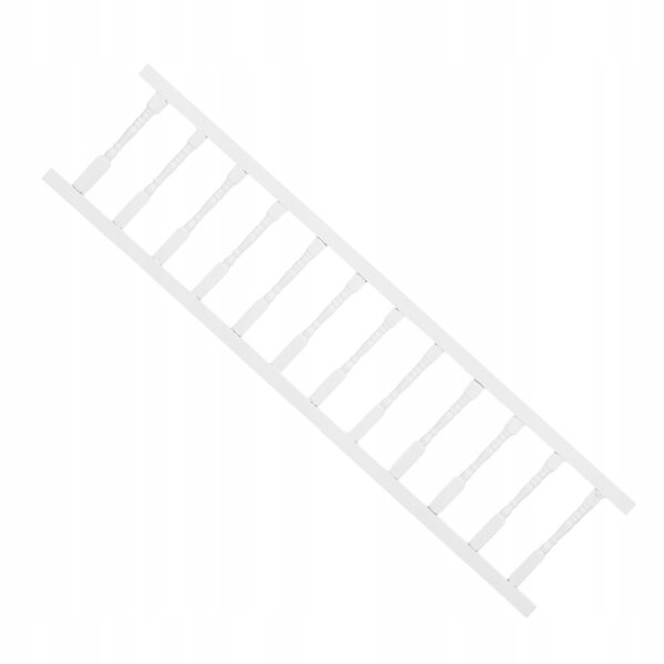 Miniature Recinzione Bianca in Legno per Casa delle Bambole con 12 Montanti