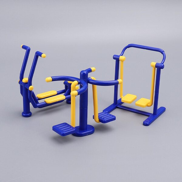 Miniatura attrezzatura fitness per casa delle bambole 1:12 e 1:18, 3 pezzi