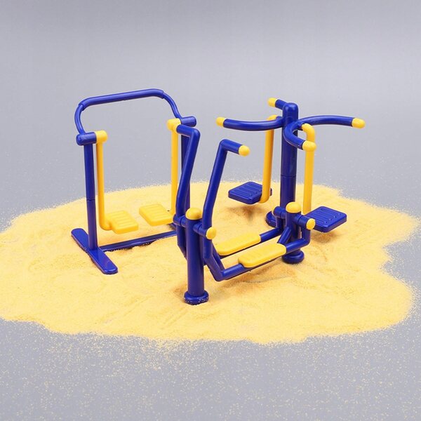 Miniatura attrezzatura fitness per casa delle bambole 1:12 e 1:18, 3 pezzi