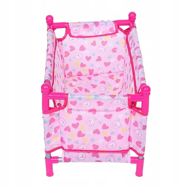Mini Letto per Bambole con Design Dettagliato e Creatività per Bambini