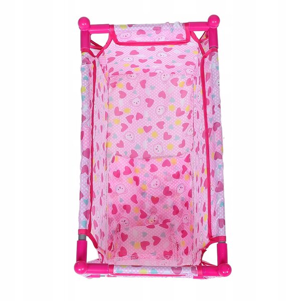 Mini Letto per Bambole con Design Dettagliato e Creatività per Bambini