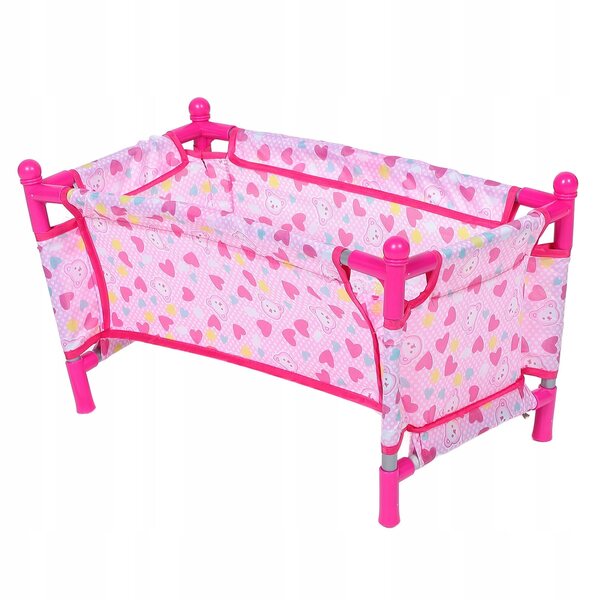 Mini Letto per Bambole con Design Dettagliato e Creatività per Bambini