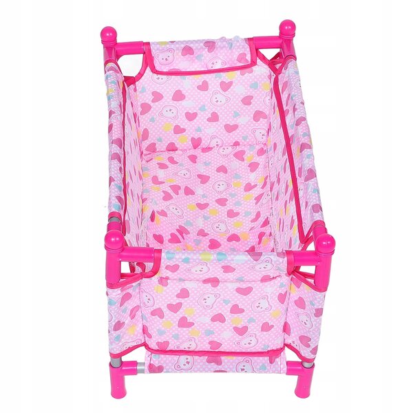 Mini Letto per Bambole con Design Dettagliato e Creatività per Bambini