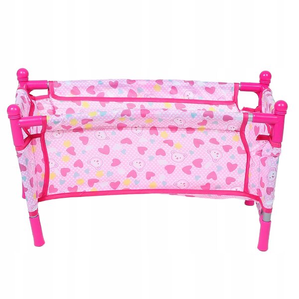 Mini Letto per Bambole con Design Dettagliato e Creatività per Bambini