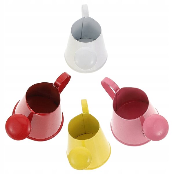 Mini Konewki per Bambini in Ferro Colorate, Set da 4 Pezzi, Gioco e Decorazione