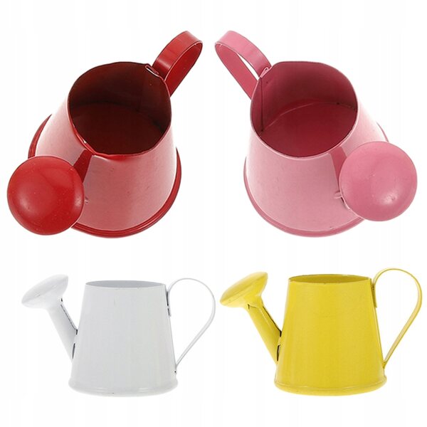 Mini Konewki per Bambini in Ferro Colorate, Set da 4 Pezzi, Gioco e Decorazione