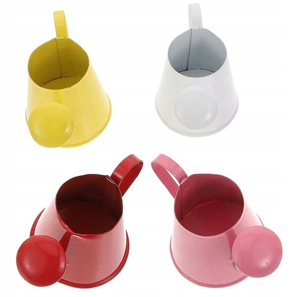 Mini Konewki per Bambini in Ferro Colorate, Set da 4 Pezzi, Gioco e Decorazione