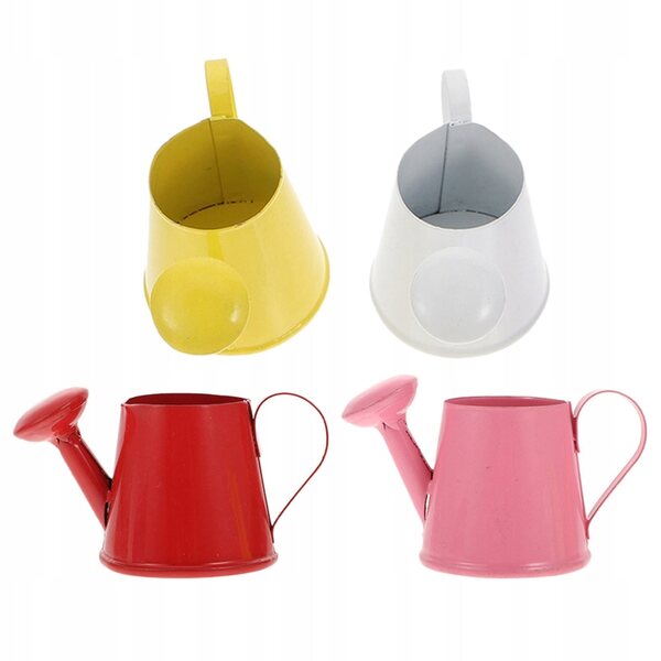 Mini Konewki per Bambini in Ferro Colorate, Set da 4 Pezzi, Gioco e Decorazione