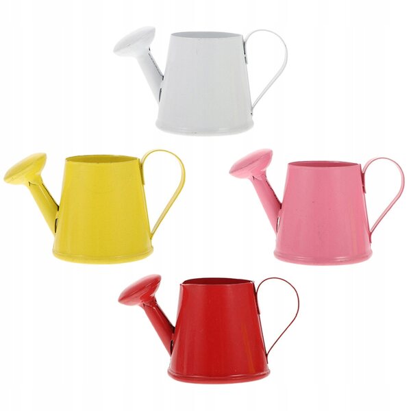 Mini Konewki per Bambini in Ferro Colorate, Set da 4 Pezzi, Gioco e Decorazione