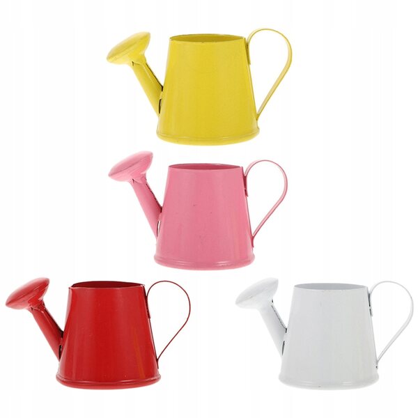 Mini Konewki per Bambini in Ferro Colorate, Set da 4 Pezzi, Gioco e Decorazione