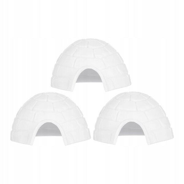 Mini Igloo in Plastica Realistico per Bambini - Modello Casa di Ghiaccio Decorativa