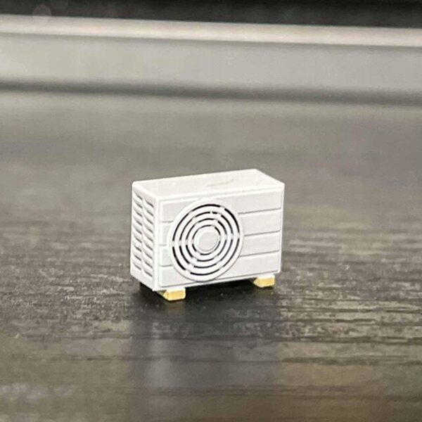 Miniatura climatizzatore 1:64 per diorami e modellismo, stile realistico A
